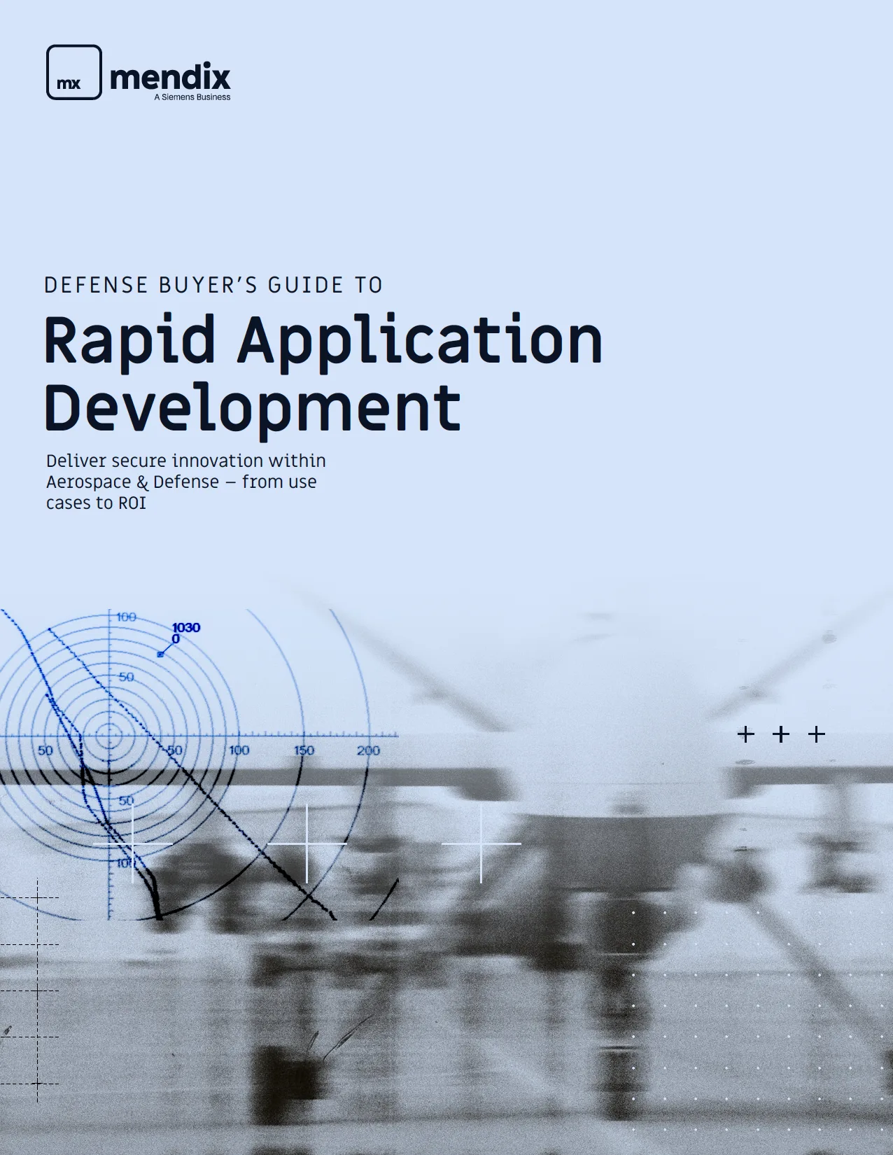 Cover of the Mendix Defense Buyer's Guide to Rapid Application Development